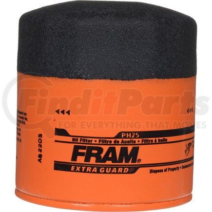 PH25 by FRAM - Spin-on Oil Filter