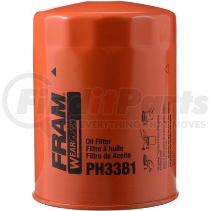 PH3381 by FRAM - Hydraulic Spin-on Filter