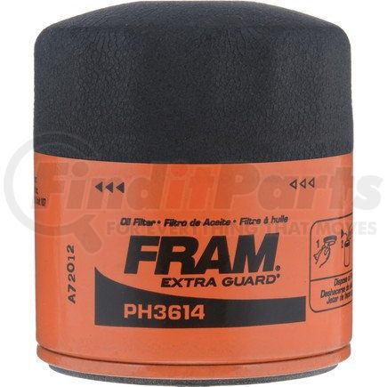 PH3614FP by FRAM - Spin-on Oil Filter Fleet Pack