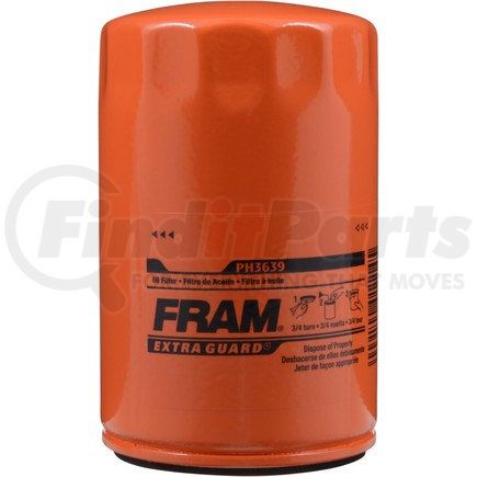 PH3639 by FRAM - Spin-on Oil Filter