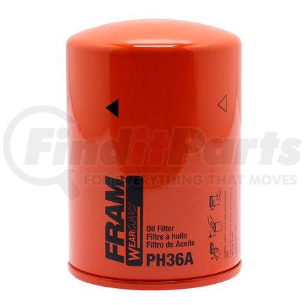 PH36A by FRAM - Spin-on Oil Filter