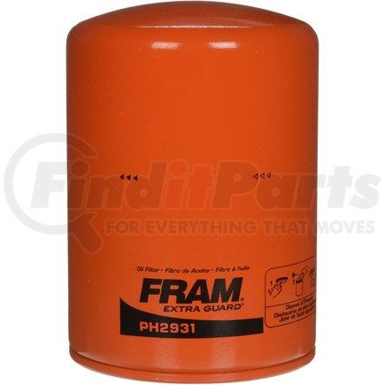 PH2931 by FRAM - Spin-on Oil Filter