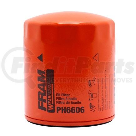 PH6606 by FRAM - Spin-on Oil Filter