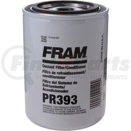 PR393 by FRAM - Spin-on Coolant Filter
