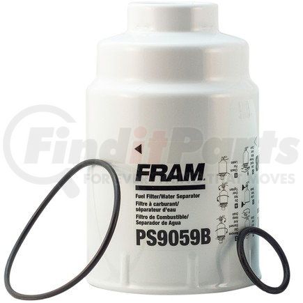 PS9059B by FRAM - Spin-on Fuel Water Separator Filter