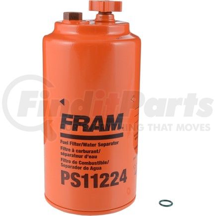 FRAM PS11224 Fuel Water Separator Filter HD Fuel Water Separator Spin-on Filter