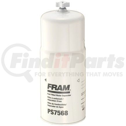 FRAM PS7568 Fuel Water Separator Filter Spin-on Fuel Water Separator Filter