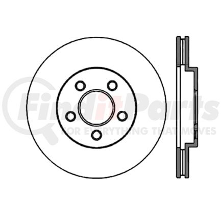 120.6305 by CENTRIC - Centric Premium Brake Rotor