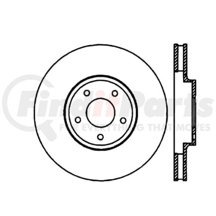 Centric 120.4208 Disc Brake Rotor Premium Brake Rotor