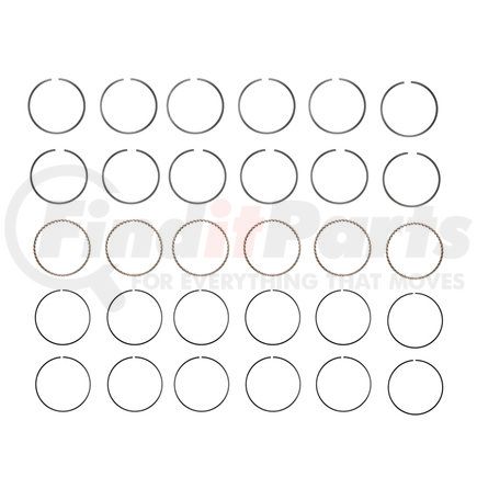 C83506-STD by ENGINETECH, INC. - Engine Piston Ring Set