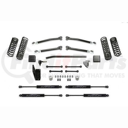 K4197M by FABTECH - Trail Lift System; 5 in. w/Stealth Shocks; w/Drag Link/Trail Kit;