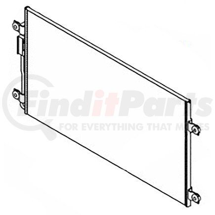 A22-66840-000 by FREIGHTLINER - A/C Condenser - 60 Tb, Solenoid Manifold, 965Cc