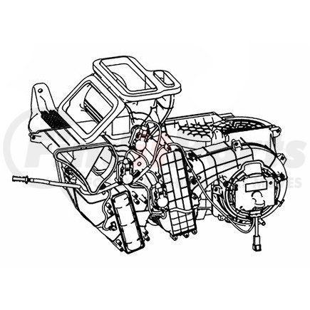 A22-60633-001 by FREIGHTLINER - HVAC Unit Case Assembly