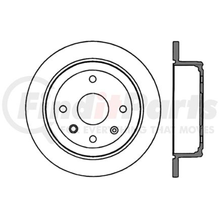 120.4901 by CENTRIC - Centric Premium Brake Rotor