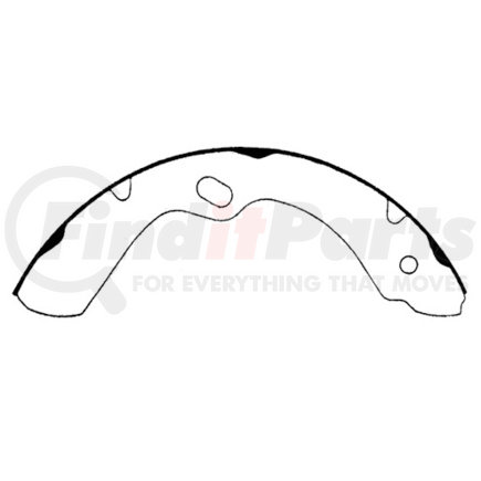 112.0695 by CENTRIC - Heavy Duty Brake Shoes
