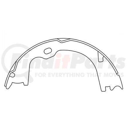 Centric 111.0962 Parking Brake Shoe Premium Parking Brake Shoes
