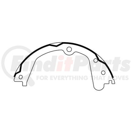 Centric 111.0952 Parking Brake Shoe Premium Parking Brake Shoes
