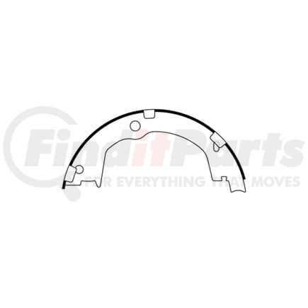 Centric 111.0932 Parking Brake Shoe Premium Parking Brake Shoes