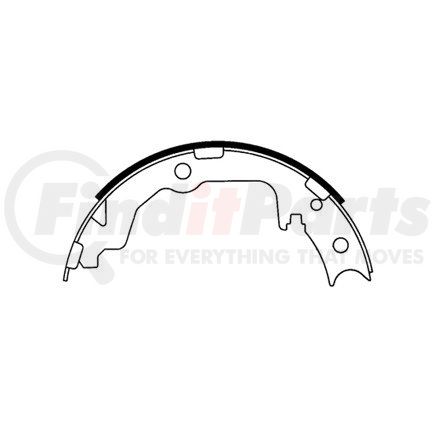 Centric 111.08861 Parking Brake Shoe Centric Premium Parking Brake Shoes