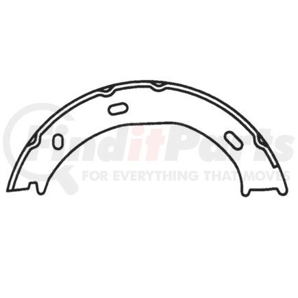 Centric 111.0866 Parking Brake Shoe Premium Parking Brake Shoes
