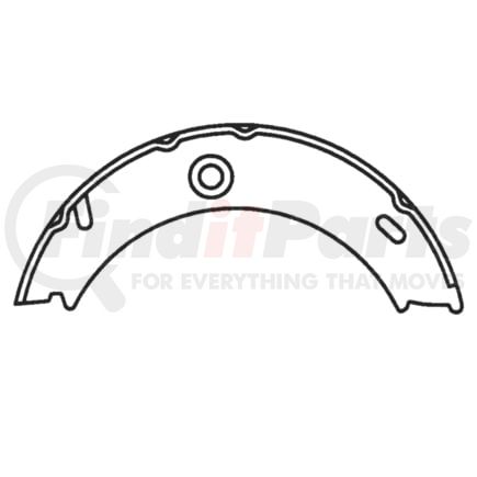 111.0865 by CENTRIC - Premium Parking Brake Shoes
