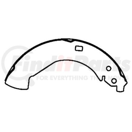 111.0855 by CENTRIC - Premium Brake Shoes