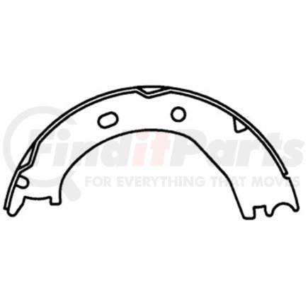 111.0852 by CENTRIC - Premium Parking Brake Shoes