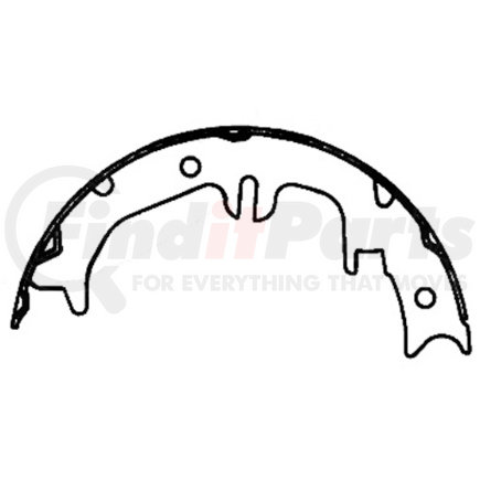 111.0851 by CENTRIC - Premium Parking Brake Shoes