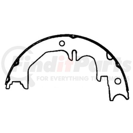 111.085 by CENTRIC - Premium Parking Brake Shoes