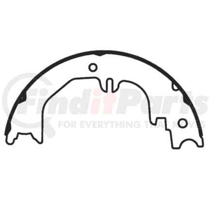 Centric 111.0844 Parking Brake Shoe Premium Parking Brake Shoes