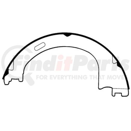 111.0752 by CENTRIC - Premium Parking Brake Shoes