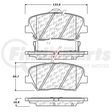 106.14320 by CENTRIC - PosiQuiet Extended Wear