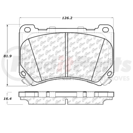 106.13960 by CENTRIC - PosiQuiet Extended Wear