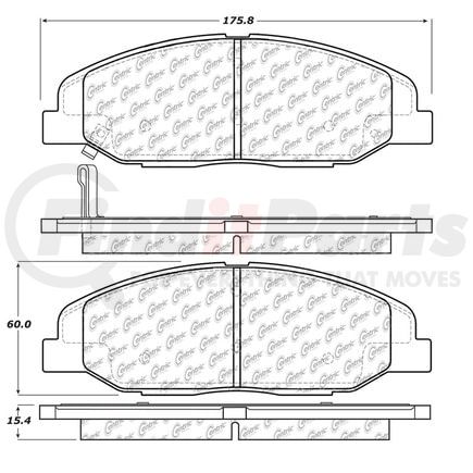 106.13320 by CENTRIC - BRAKE PARTS