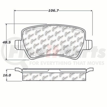 106.13070 by CENTRIC - PosiQuiet Extended Wear