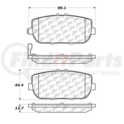 106.11800 by CENTRIC - PosiQuiet Extended Wear