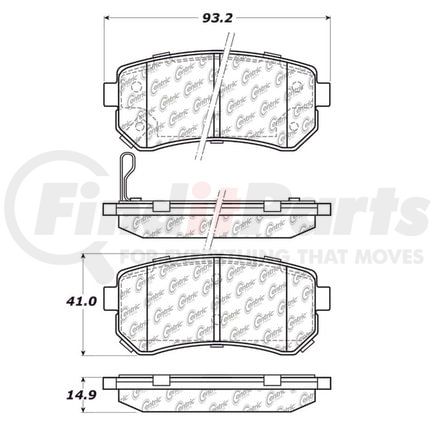 106.11570 by CENTRIC - PosiQuiet Extended Wear