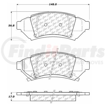 106.10000 by CENTRIC - PosiQuiet Extended Wear