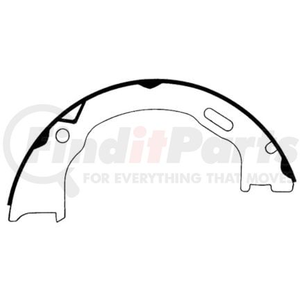 Centric 111.0745 Parking Brake Shoe Premium Parking Brake Shoes
