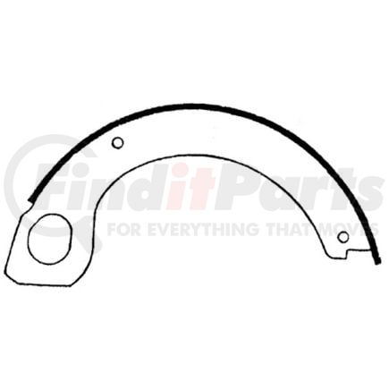 111.0692 by CENTRIC - Premium Parking Brake Shoes