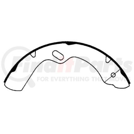 Centric 111.0612 Drum Brake Shoe Premium Brake Shoes