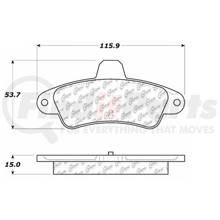 106.06610 by CENTRIC - PosiQuiet Extended Wear