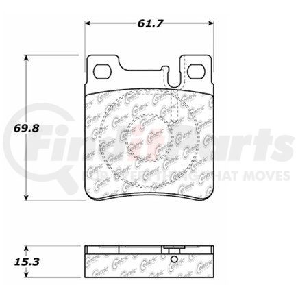 106.06030 by CENTRIC - PosiQuiet Extended Wear