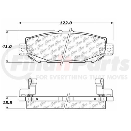 106.05720 by CENTRIC - PosiQuiet Extended Wear