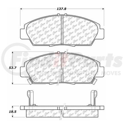 106.05680 by CENTRIC - PosiQuiet Extended Wear