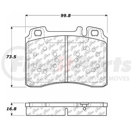 106.05610 by CENTRIC - PosiQuiet Extended Wear