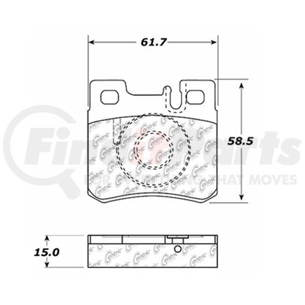 106.04950 by CENTRIC - PosiQuiet Extended Wear