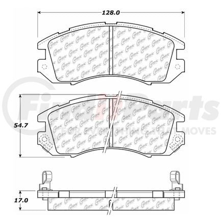106.04700 by CENTRIC - PosiQuiet Extended Wear