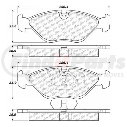 106.04030 by CENTRIC - PosiQuiet Extended Wear