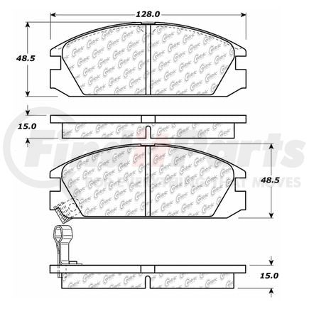 106.03340 by CENTRIC - PosiQuiet Extended Wear